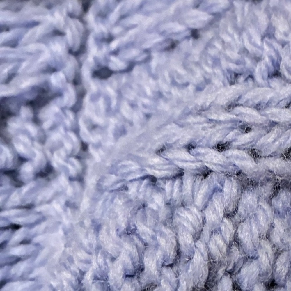 Aran Crafts Cardigan Double Collar‎ Zip Women XXL Light Blue 100% Merino Wool - Picture 13 of 13